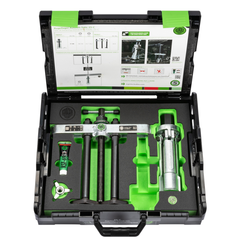 Zestaw wyciągaczy łożysk KUKKO Ø12-110mm | Truck-Experts.pl