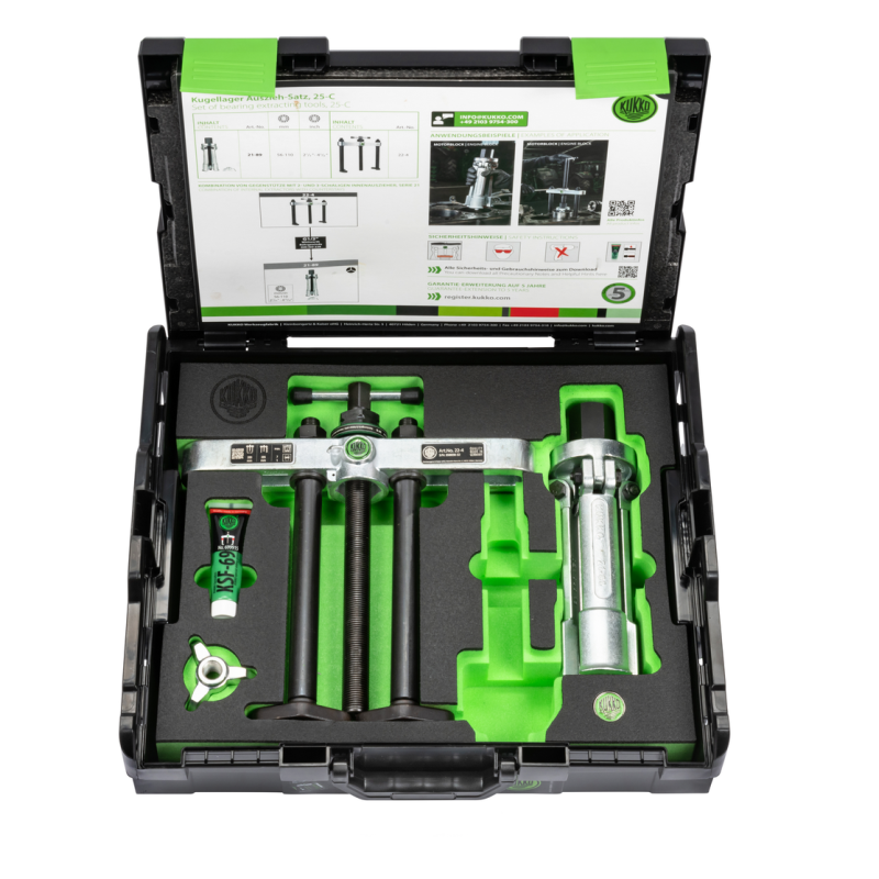 Zestaw wyciągaczy łożysk KUKKO Ø12-110mm | Truck-Experts.pl