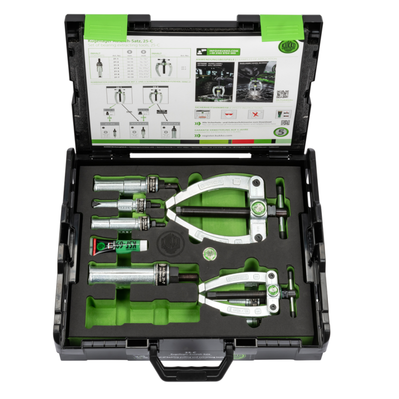Zestaw wyciągaczy łożysk KUKKO Ø12-110mm | Truck-Experts.pl