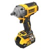 18V XR bezszczotkowy klucz udarowy 1/2" z mocowaniem zapadkowo-kołkowym - 2 X 5AH