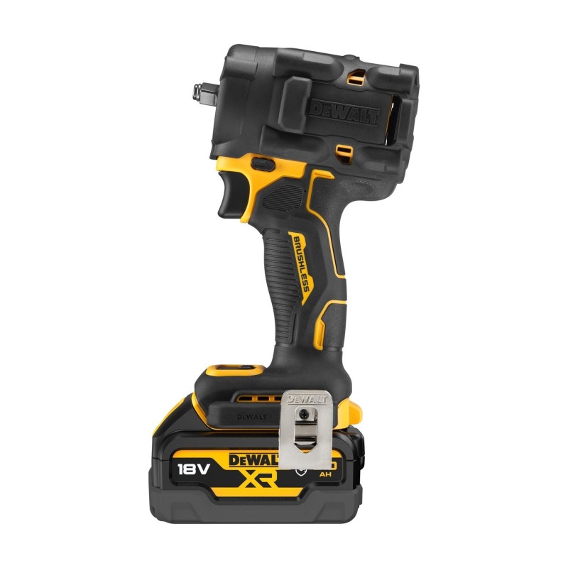 Bezszczotkowy kompaktowy klucz udarowy  3/8” z pierścieniem mocującym 18V XR - 2 x akumulator 5Ah Automotive