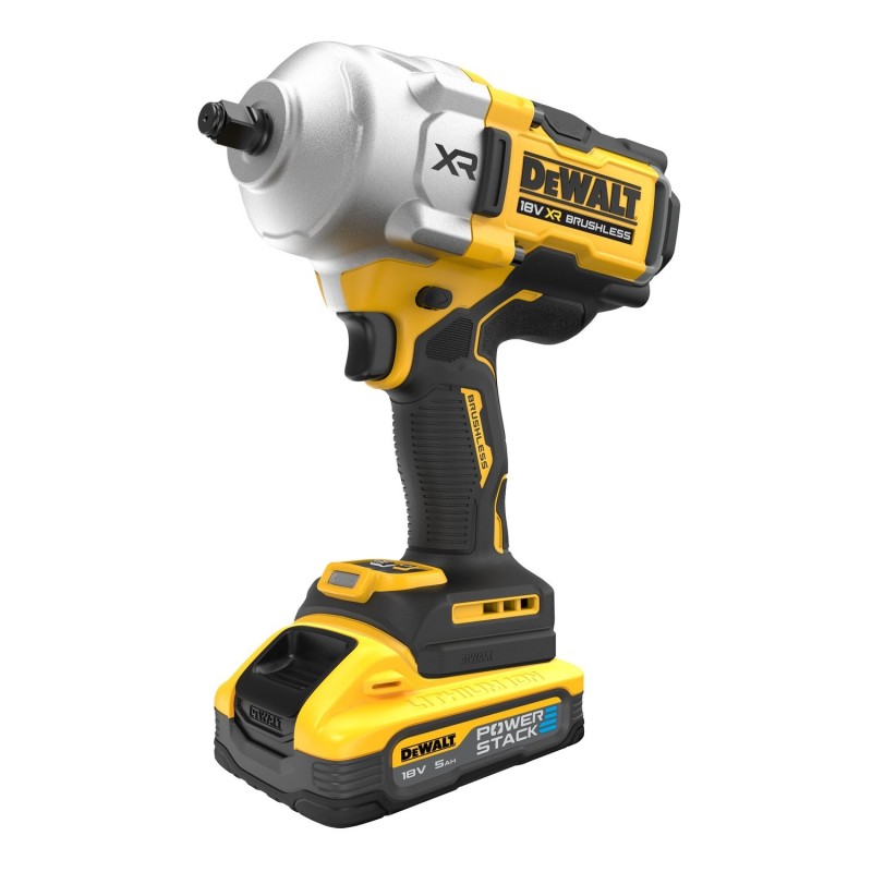 Bezszczotkowy klucz udarowy 18V XR 1/2” z wysokim momentem obrotowym - 2 x akumulator POWERSTACK 5AH