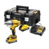 18 V XR Bezszczotkowy klucz udarowy wysoki moment z pierścieniem 1/2" - 2x akumulator 5Ah Powerstack, zestaw TSTAK