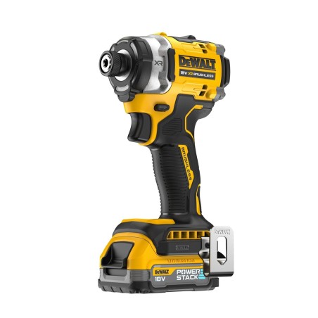Zakrętarka udarowa 18V XR Premium z silnikiem bezszczotkowym - 2 x akumulator 1.7Ah POWERSTACK