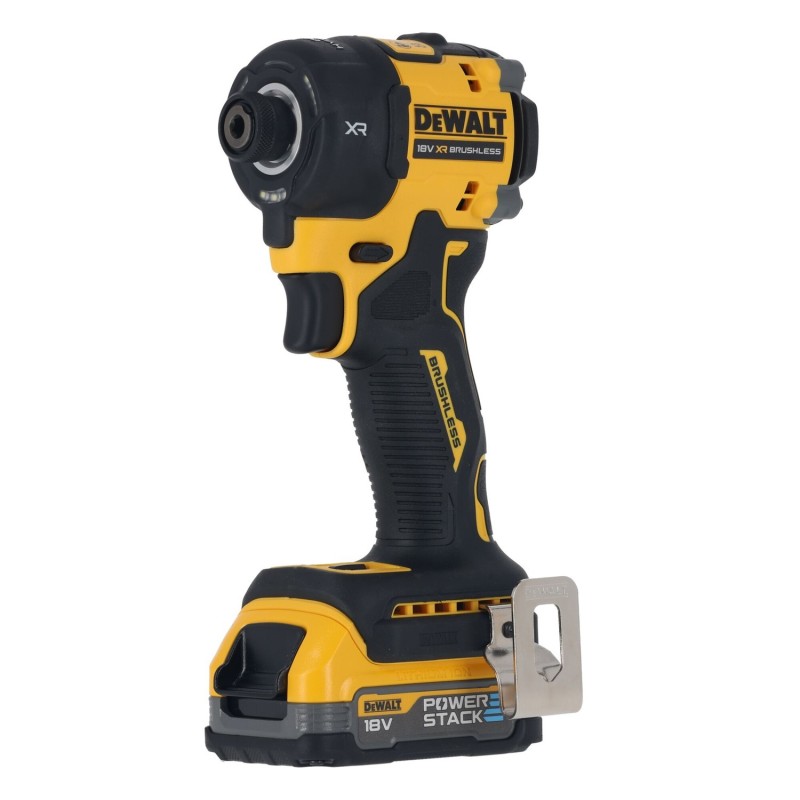 18V XR® Bezszczotkowa zakrętarka udarowa hydrauliczna 1/4" - 2 x POWERSTACK™ 1.7 Ah