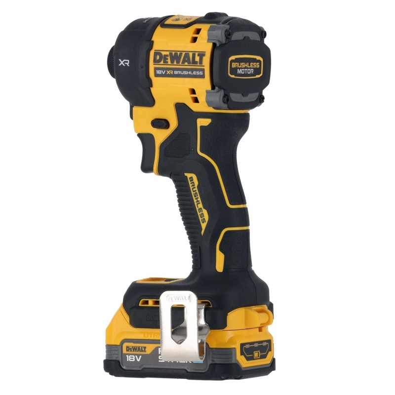 18V XR® Bezszczotkowa zakrętarka udarowa hydrauliczna 1/4" - 2 x POWERSTACK™ 1.7 Ah