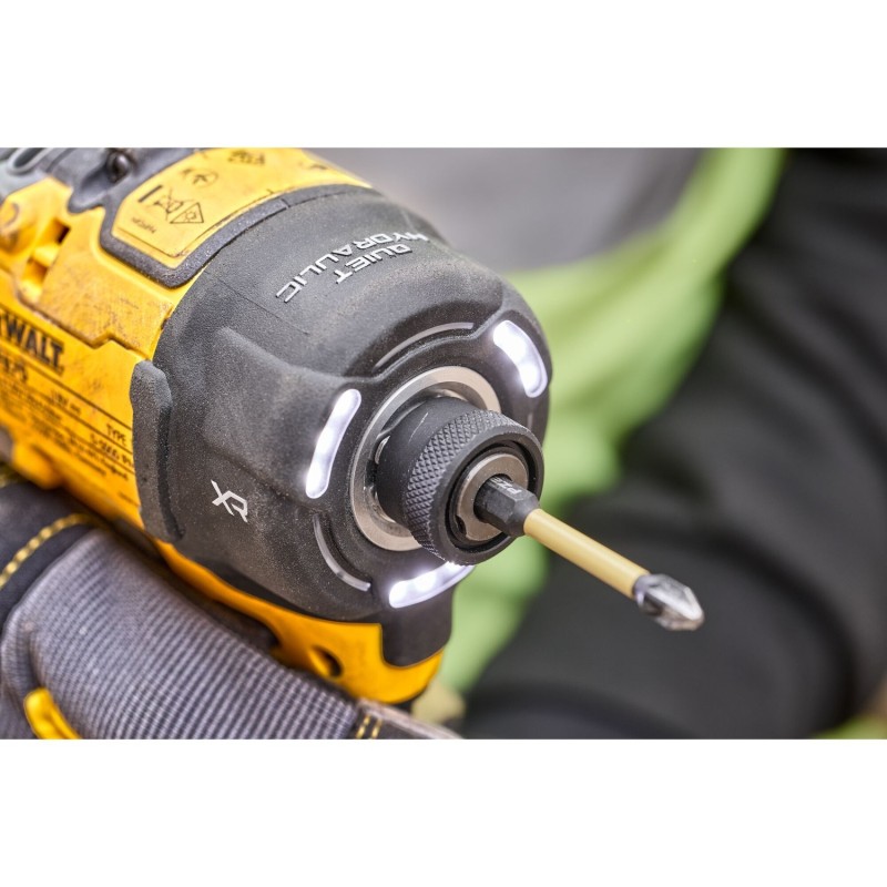 18V XR® Bezszczotkowa zakrętarka udarowa hydrauliczna 1/4" - 2 x POWERSTACK™ 1.7 Ah