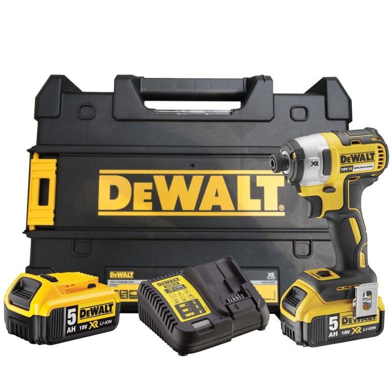 18V XR Zakrętarka udarowa 2 X 5Ah