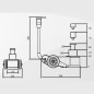 Podnośnik hydrauliczno pneumatyczny Snit SP30-2 30/15 ton