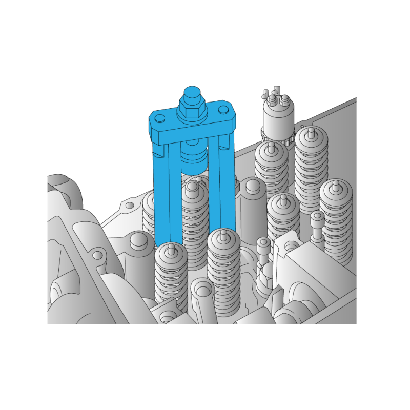 Narzędzie do demontażu wtryskiwacza IVECO