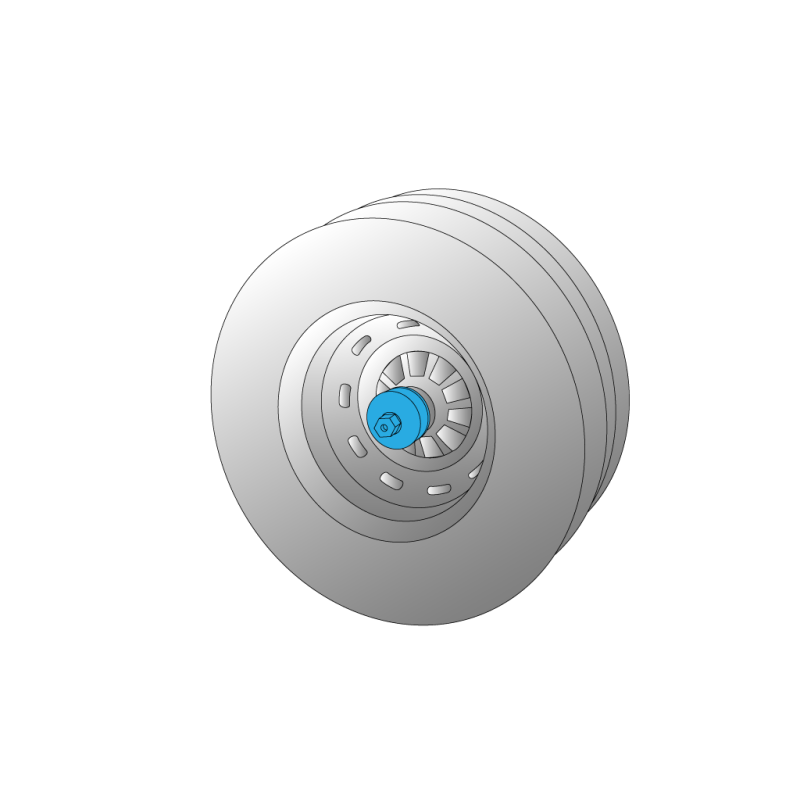 Klucz do nakrętek osi bpw, dr. 3/4", 65 mm