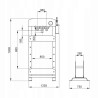 Prasa warsztatowa 100 ton hydrauliczna SNIT SP-100EAM