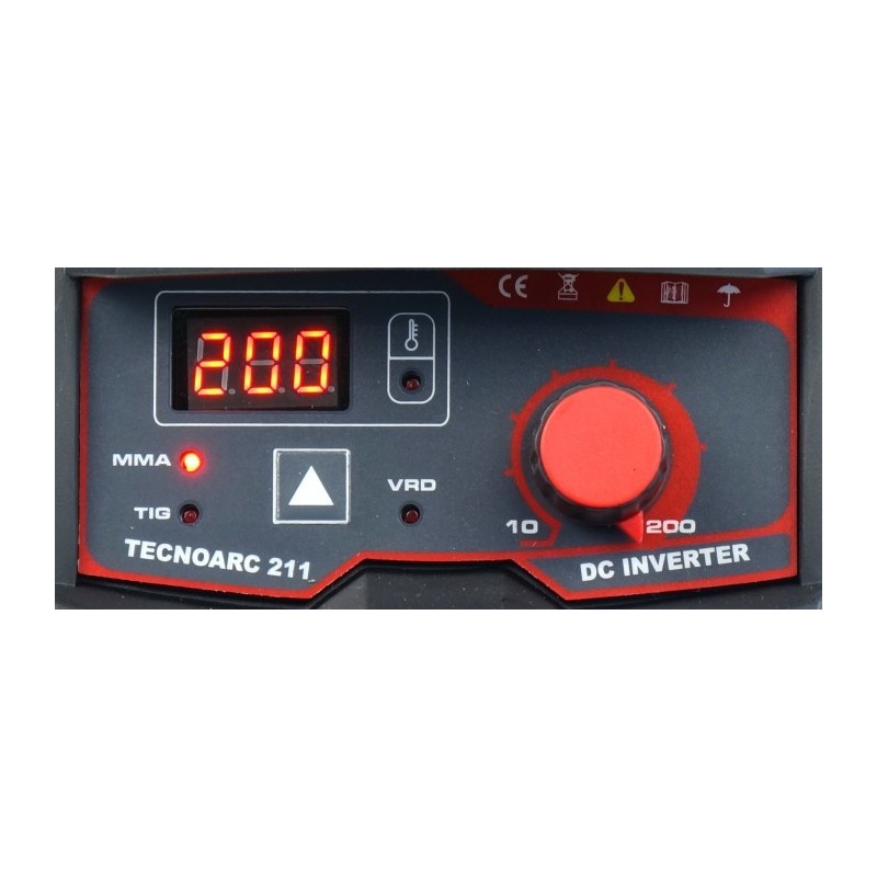 Spawarka inwertorowa TECNO ARC 211 IGBT MMA/TIG VRD