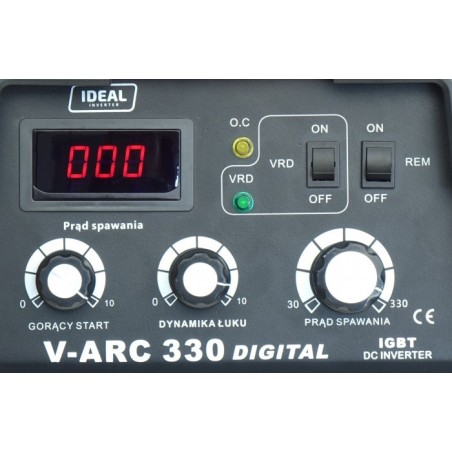 SPAWARKA INWERTOROWA V-ARC 330 IGBT DIGITAL VRD +ACX