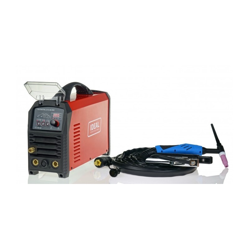Spawarka inwertorowa TECNO TIG 215 AC/DC PULSE + zestaw TIG
