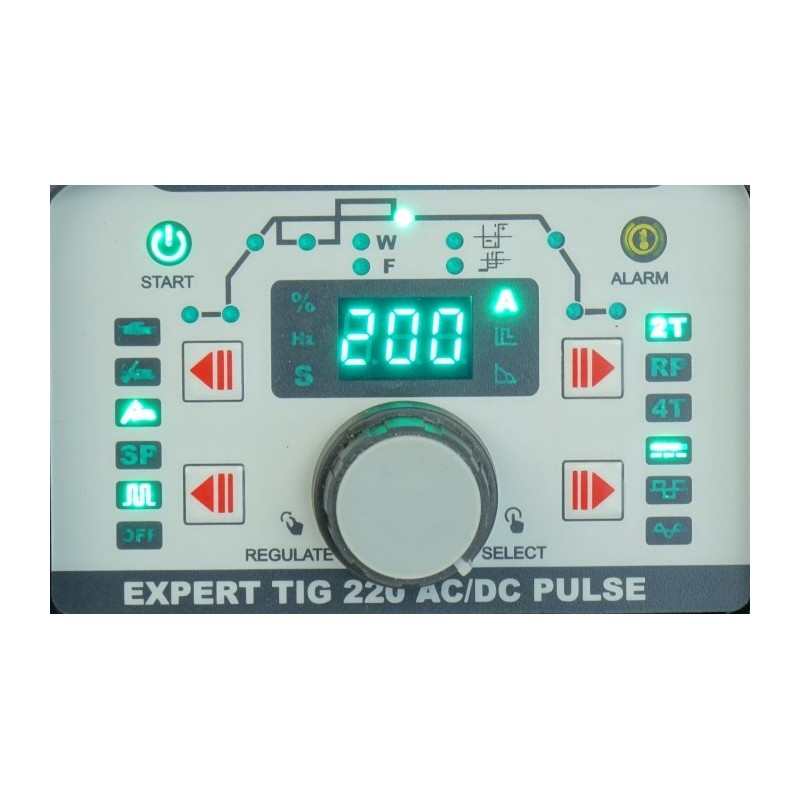 Spawarka inwertorowa EXPERT TIG 220 AC/DC PULSE +zestaw TIG