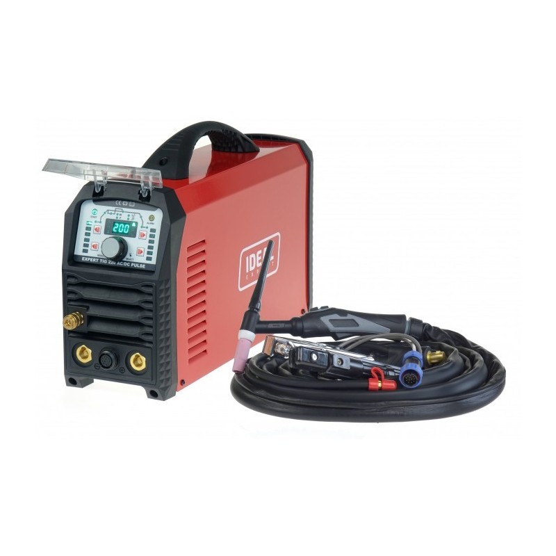 Spawarka inwertorowa EXPERT TIG 220 AC/DC PULSE +zestaw TIG