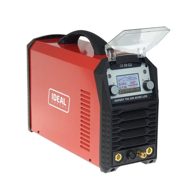 Spawarka inwertorowa EXPERT TIG 220 AC/DC PULSE LCD +zestaw TIG