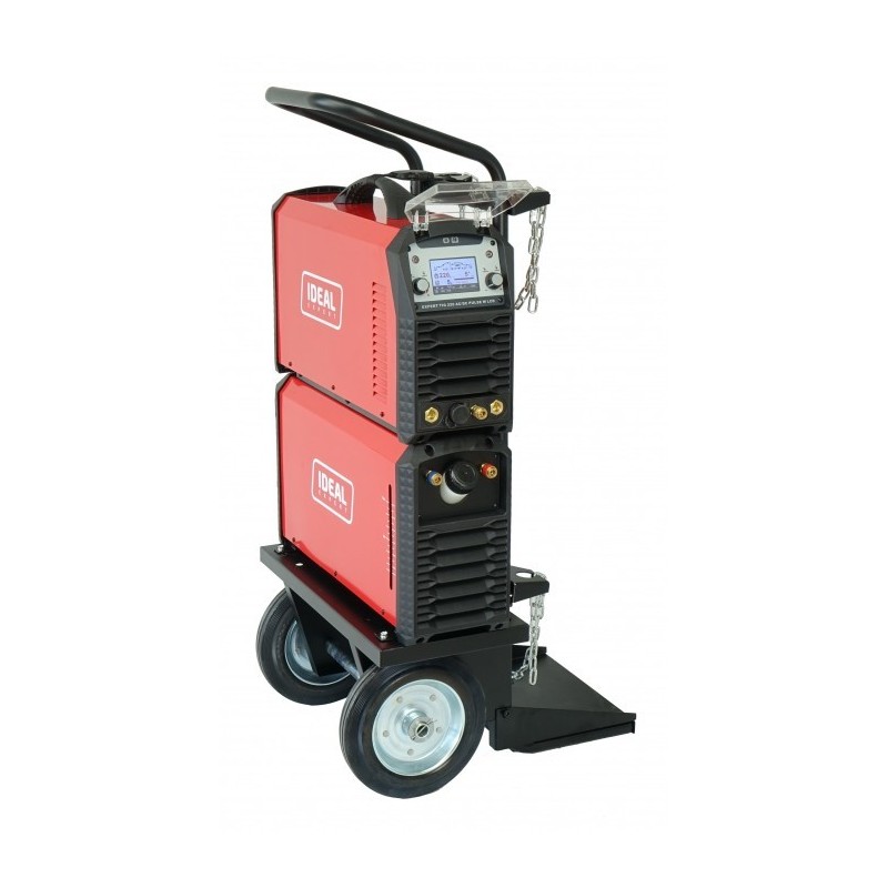 Spawarka inwertorowa EXPERT TIG 220 AC/DC PULSE W LCD + chłodnica, wózek