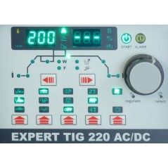 SPAWARKA INWERTOROWA EXPERT TIG 220 AC/DC PULSE W +chłodnica, wózek