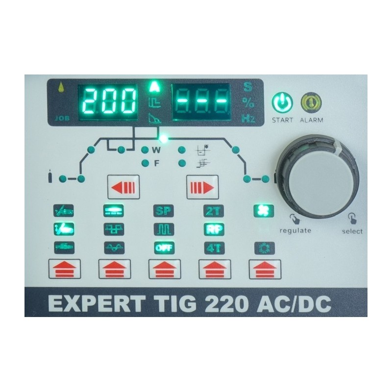Spawarka inwertorowa EXPERT TIG 220 AC/DC PULSE W +chłodnica, wózek