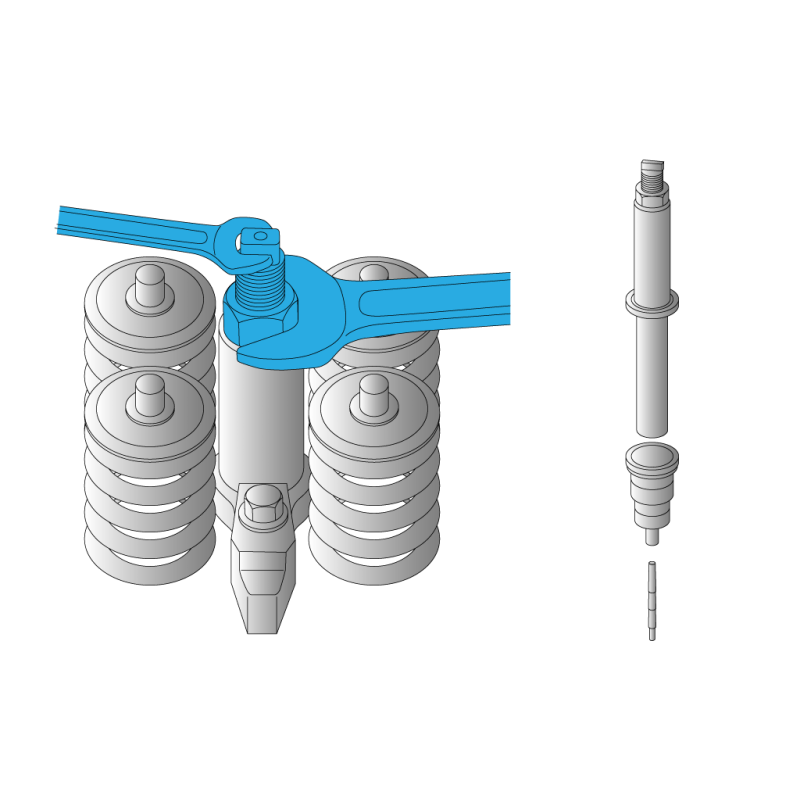 Narzędzie do montażu tulei wtryskiwacza VOLVO