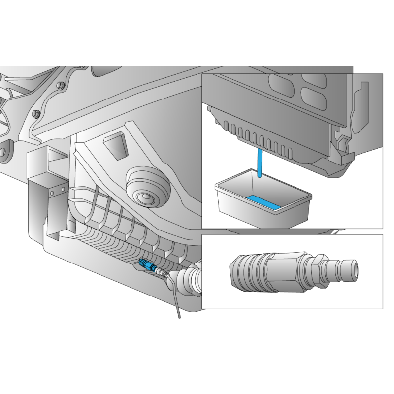 Adapter szybkozłącza do chłodziwa