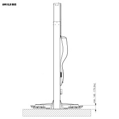 AMI Podnośnik dwukolumnowy  BUS 8,0