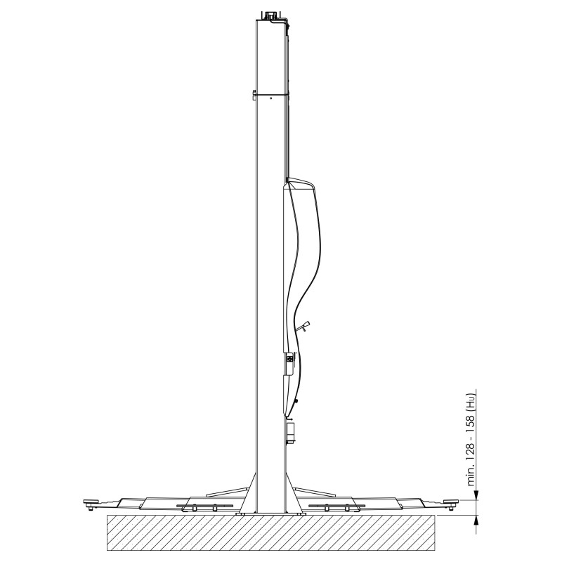 Podnośnik dwukolumnowy AMI 5,5 VAN